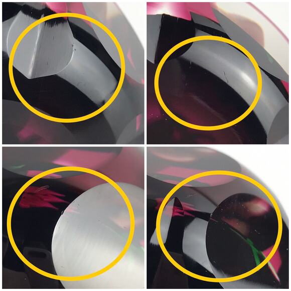 Perthshire 1980C Floral Amethyst Flash Overlay Faceted Lampwork Paperweight Cert - Picture 11 of 16